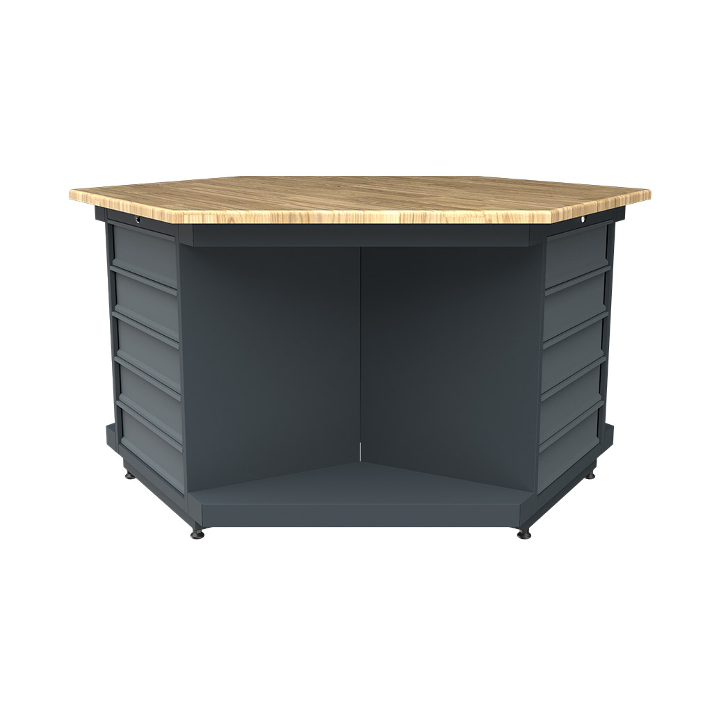 Altıgen & Sekizgen Çalışma Masası<br><span class=